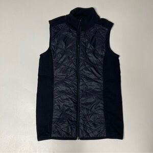 Athleta Black Puffer Vest